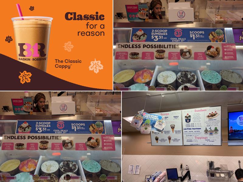Baskin-Robbins Menu