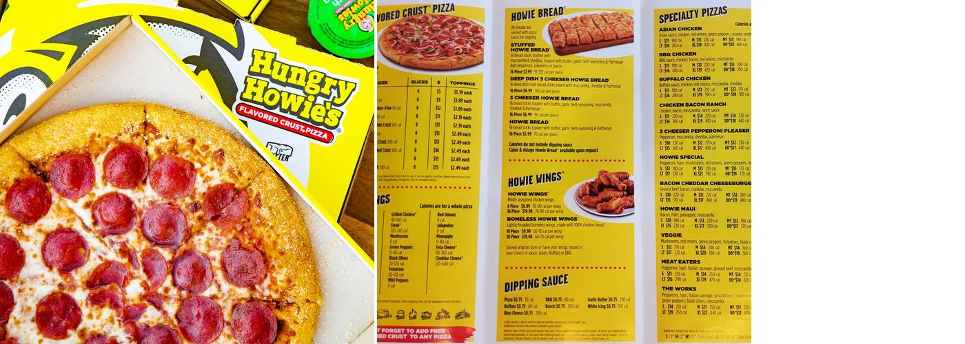 Hungry Howie's Pizza Menu