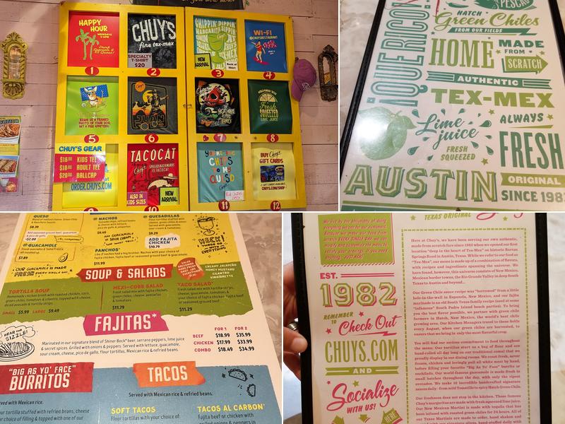 Chuy's Menu