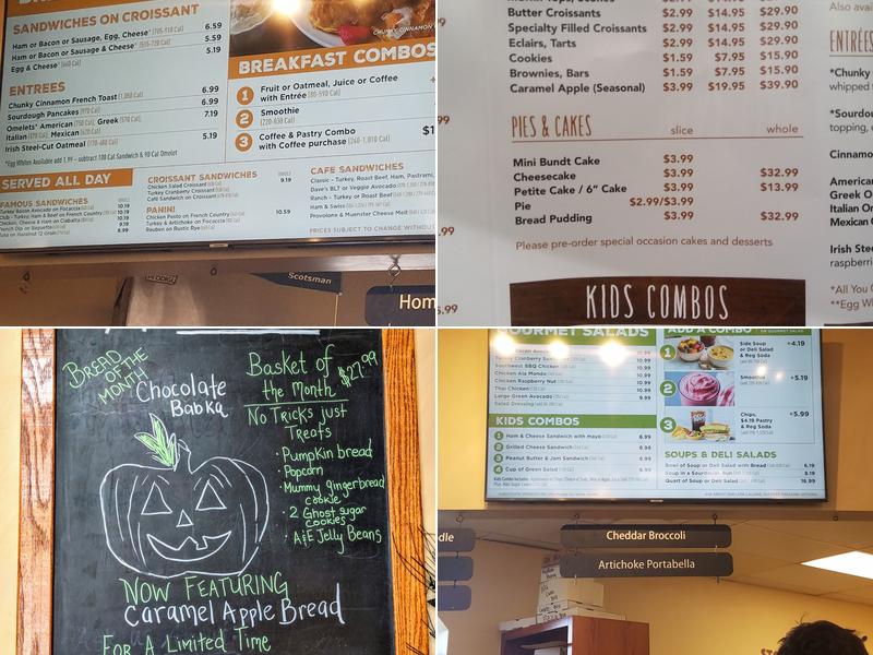 Kneaders Bakery & Cafe Menu