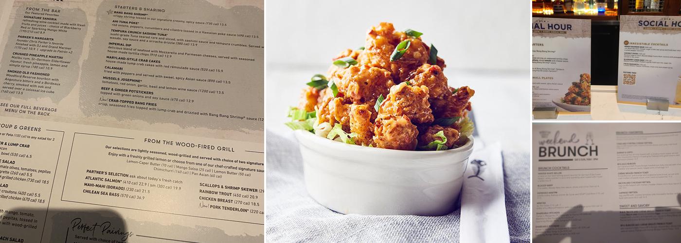 Bonefish Grill Menu