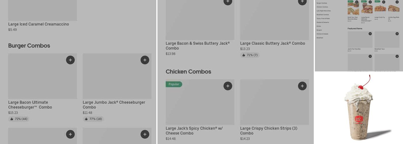 Jack in the Box Menu
