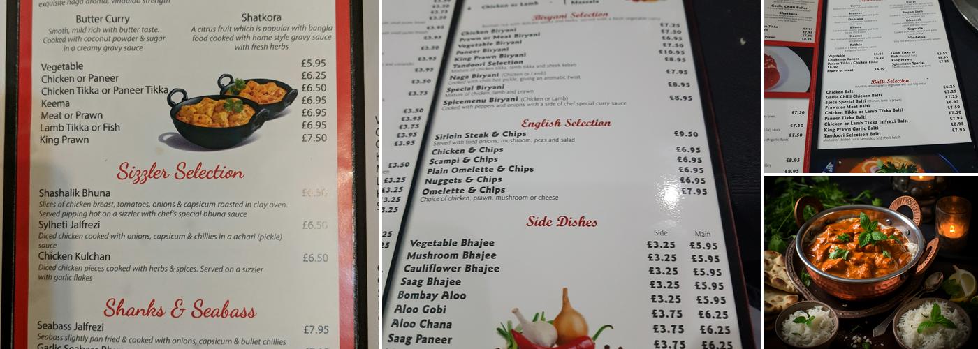 Spicemenu Menu