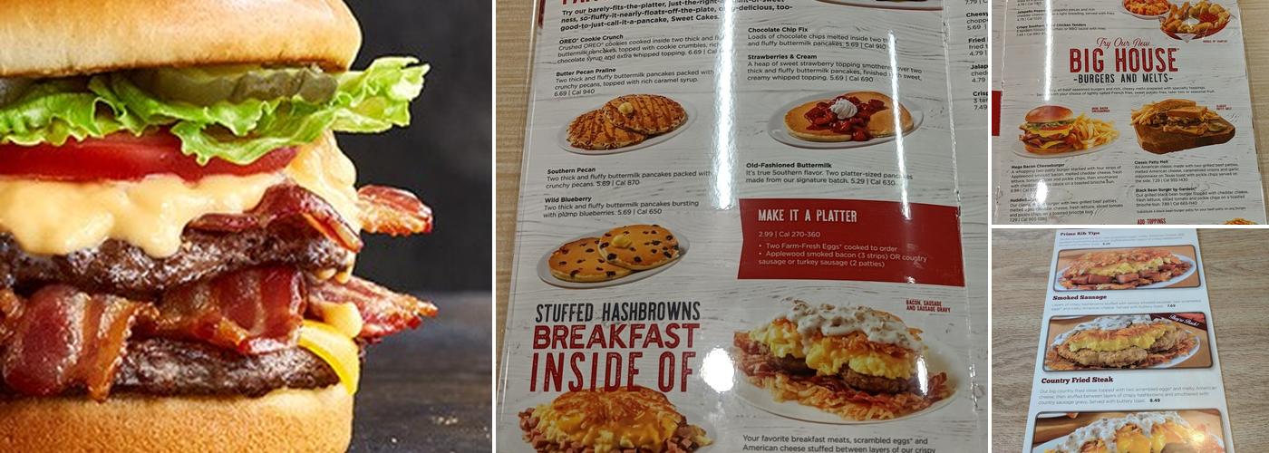 Huddle House Menu
