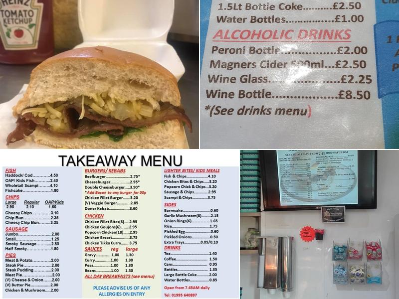 Turners Fish & Chips Menu