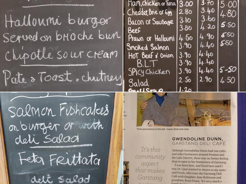 Garstang Deli-Cafe Menu