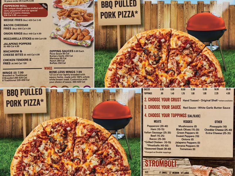 Fox's Pizza Den Menu