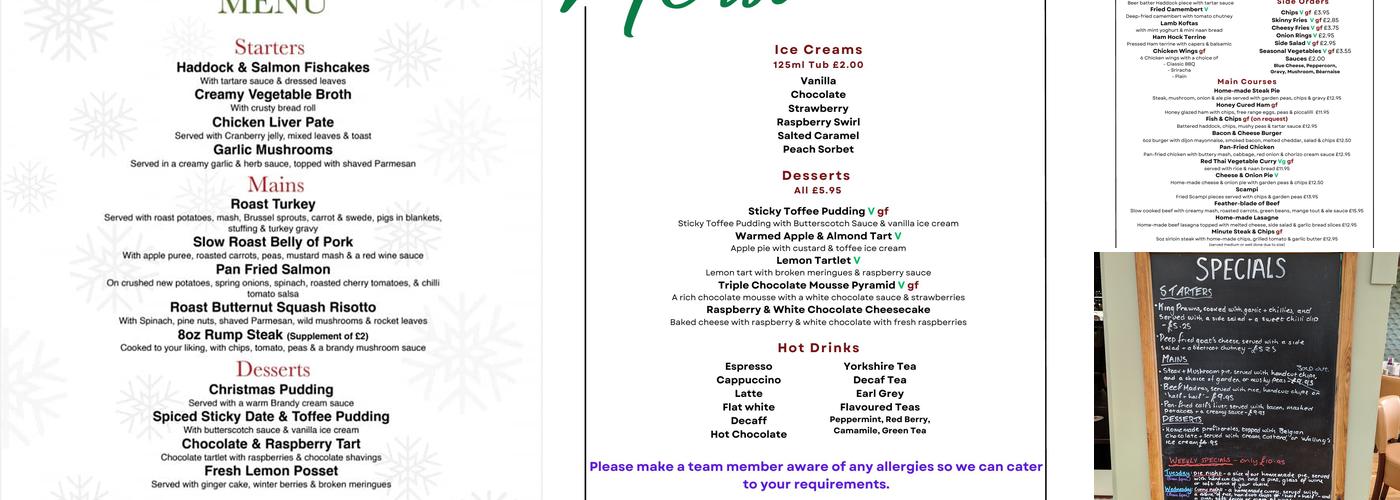 Stepping Stones Menu