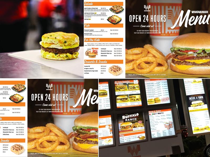 Whataburger Menu