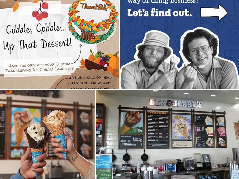 Ben & Jerry’s Menu