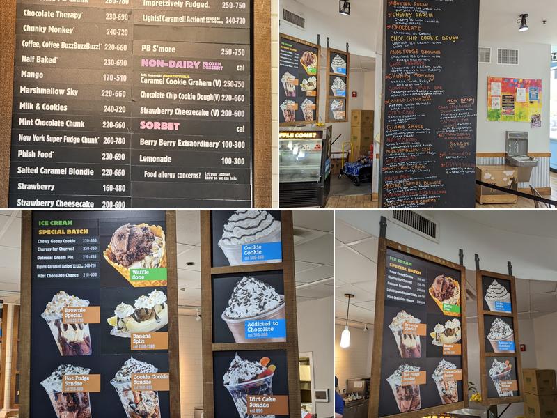 Ben & Jerry’s Menu