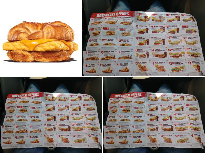 Burger King Menu