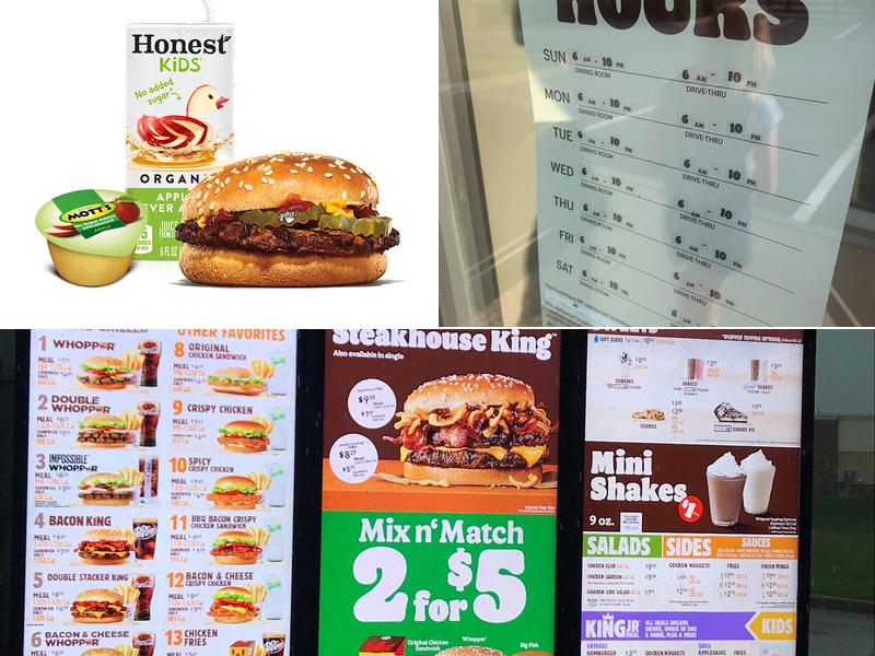 Burger King Menu