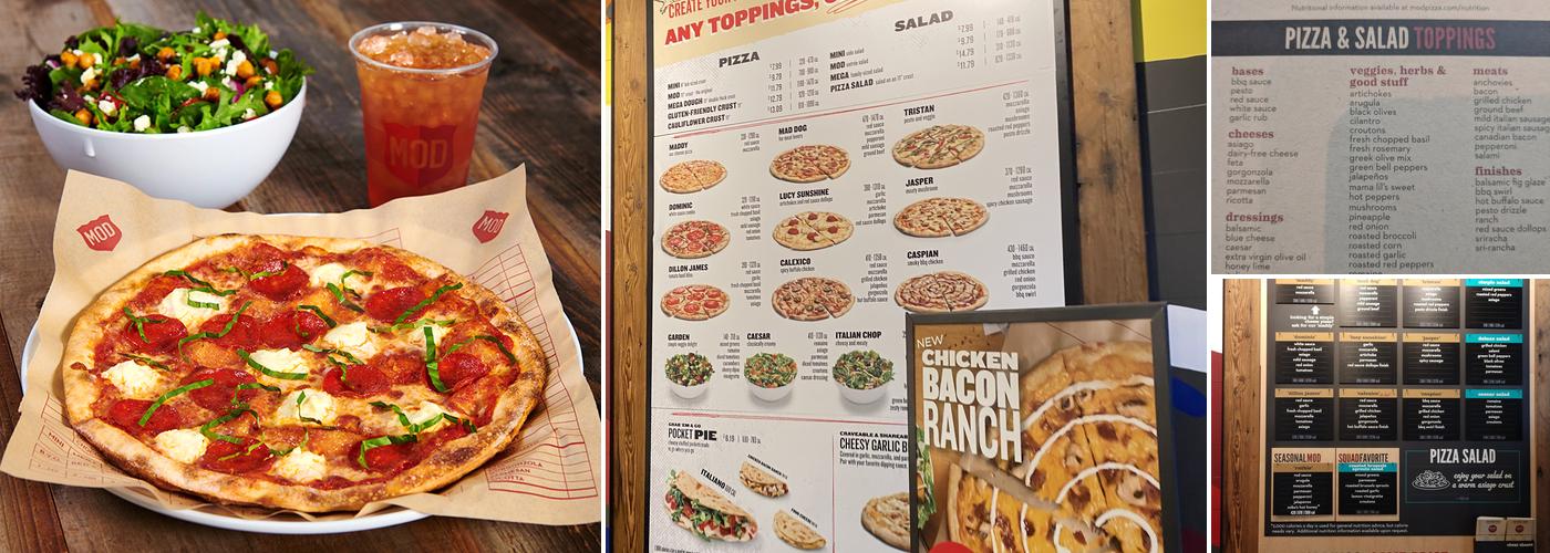 MOD Pizza Menu