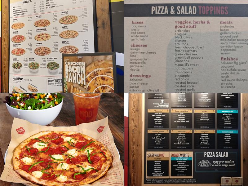 MOD Pizza Menu