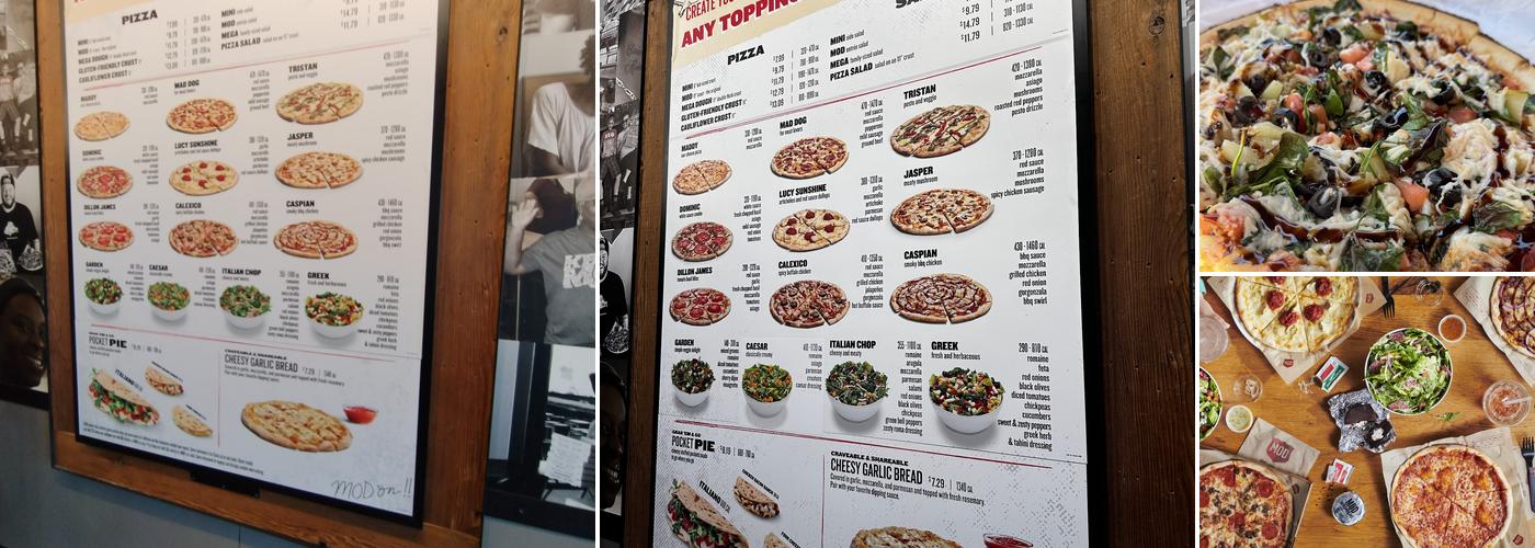 MOD Pizza Menu
