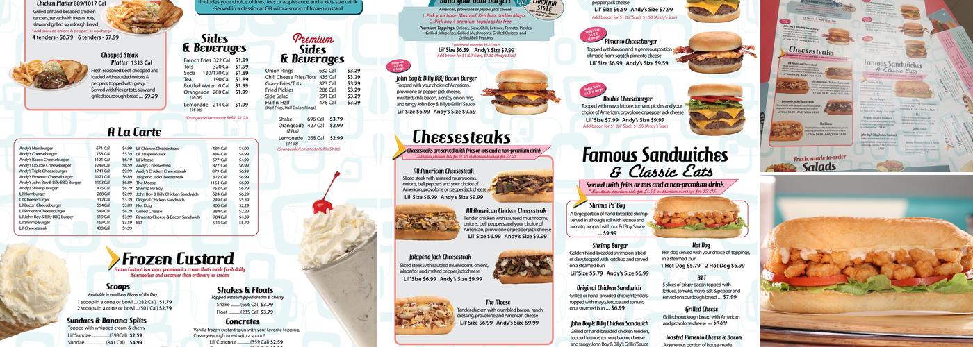 Hwy 55 Burgers Shakes & Fries Menu