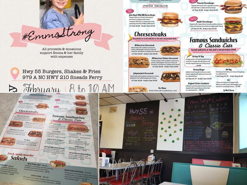 Hwy 55 Burgers Shakes & Fries Menu