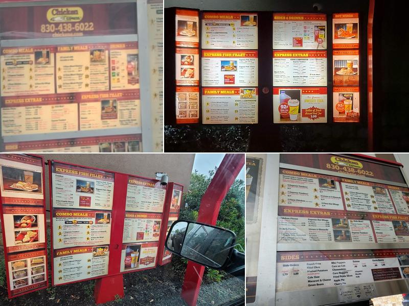 Chicken Express Menu