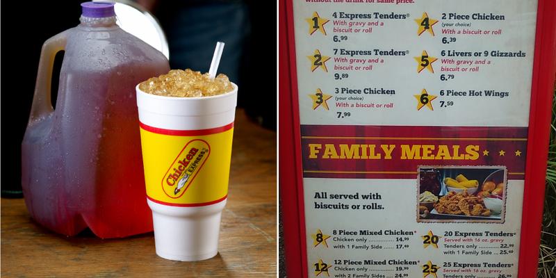 Chicken Express Menu