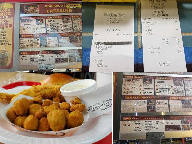 Chicken Express Menu