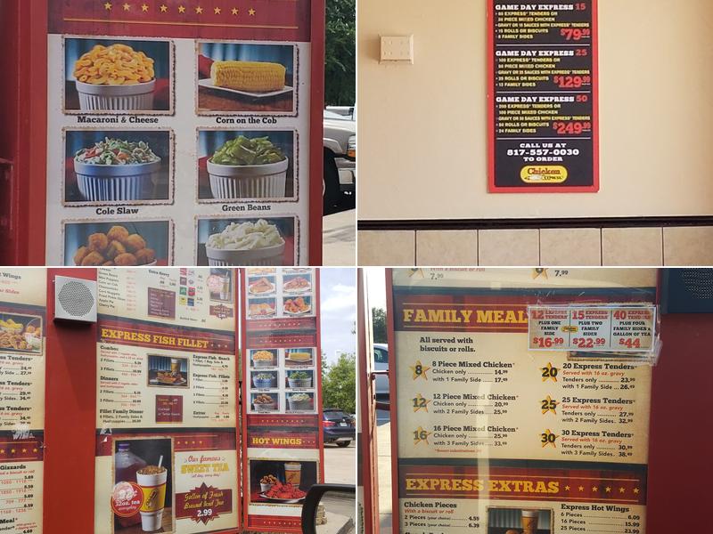 Chicken Express Menu