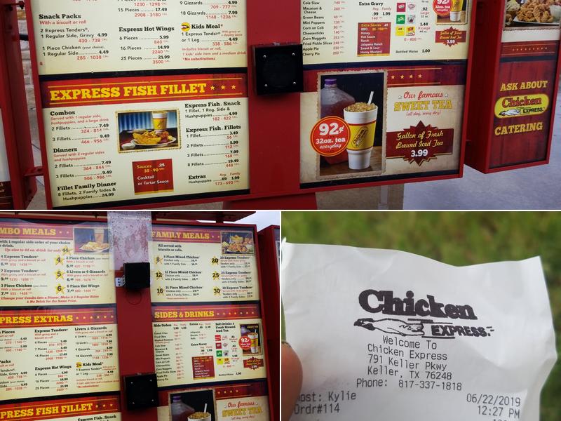 Chicken Express Menu