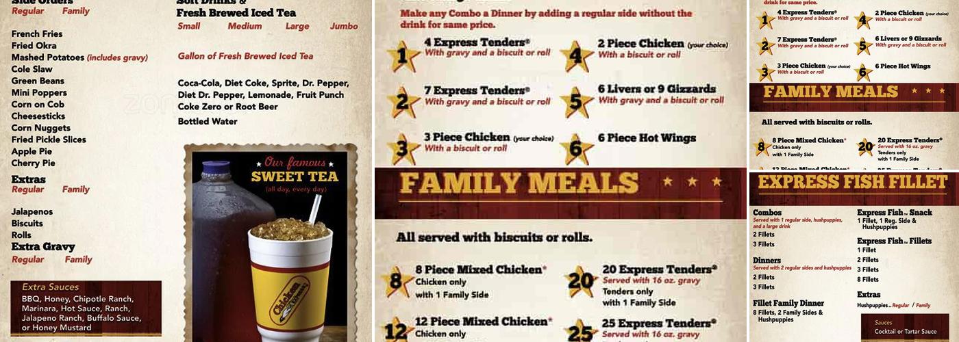 Chicken Express-Plano Menu