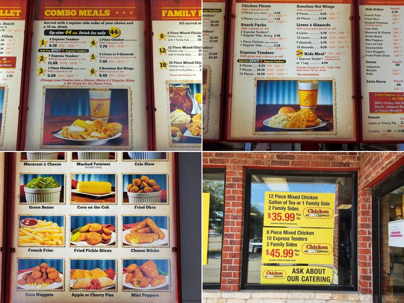 Chicken Express Menu