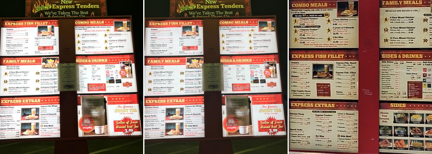 Chicken Express Menu