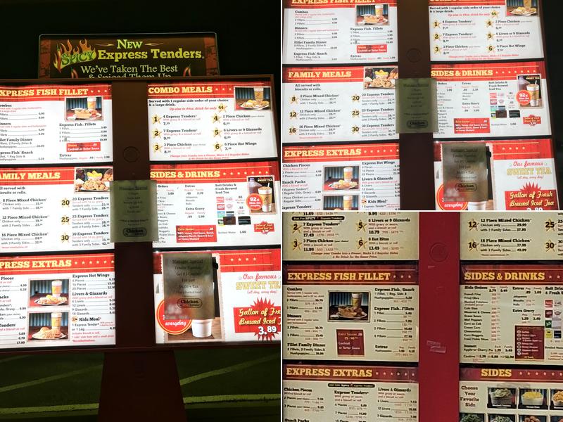 Chicken Express Menu