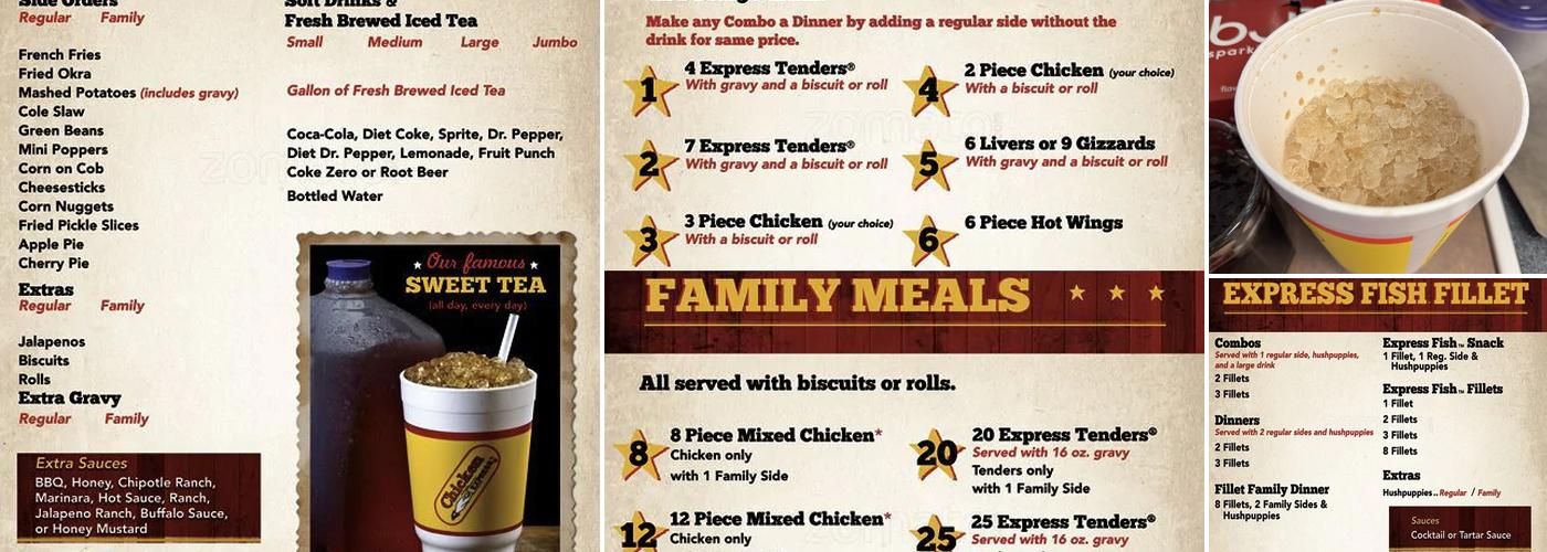Chicken Express Menu