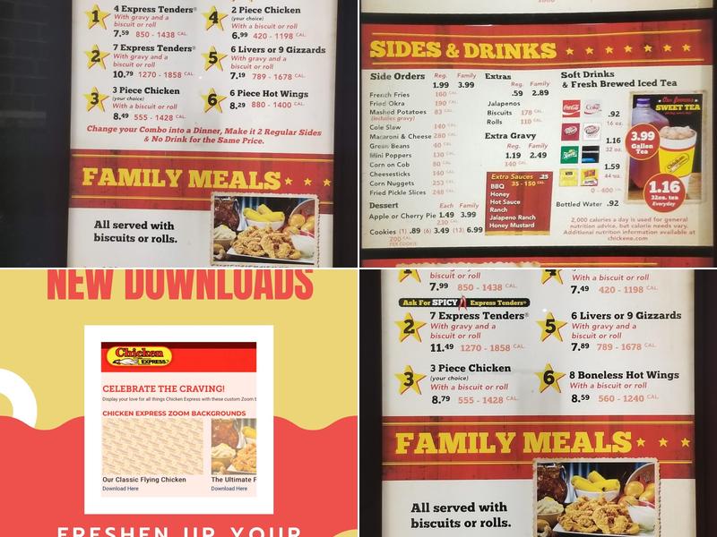 Chicken Express Menu