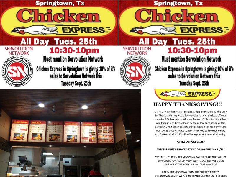 Chicken Express Menu
