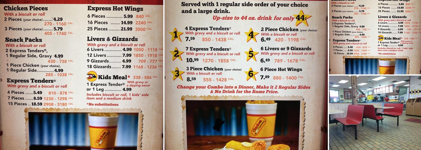 Chicken Express Menu
