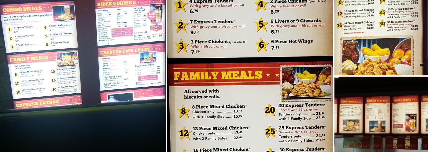 Chicken Express Menu