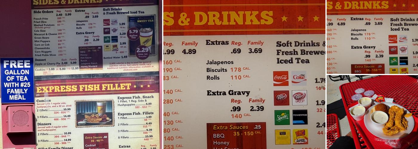 Chicken Express Menu
