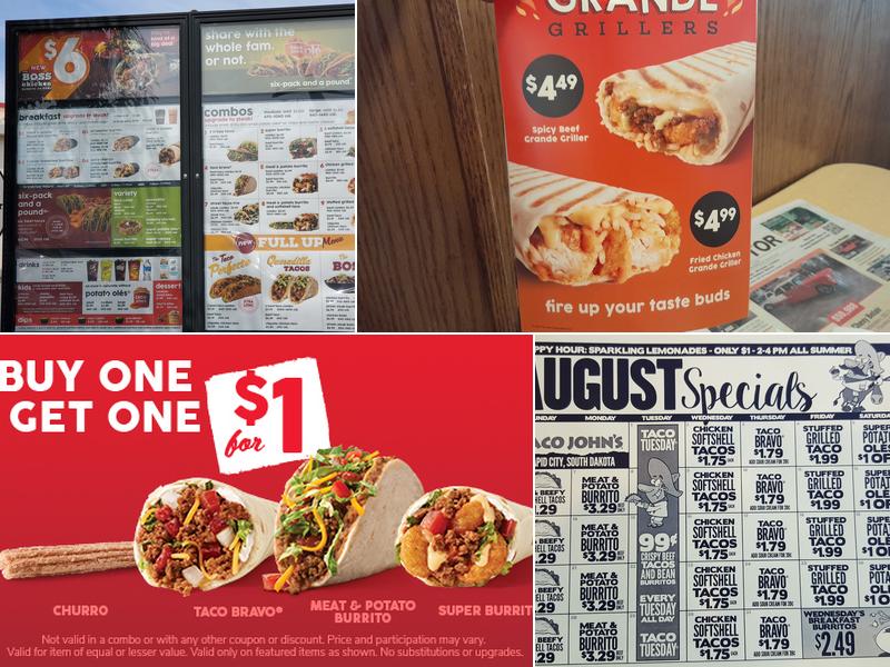 Taco John's Menu