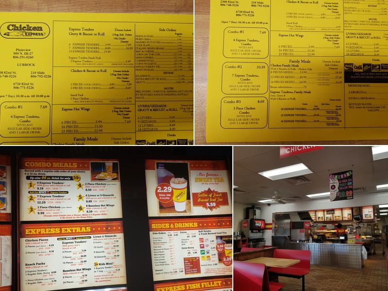 Chicken Express Menu