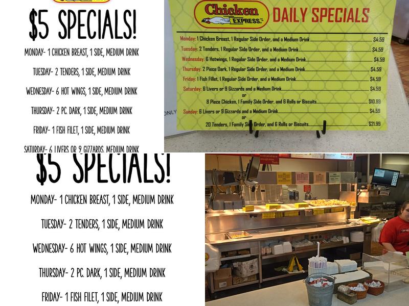 Chicken Express Menu