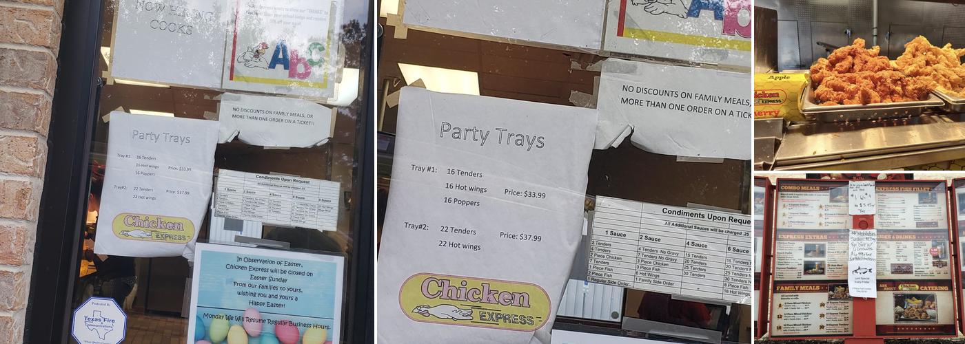 Chicken Express Menu