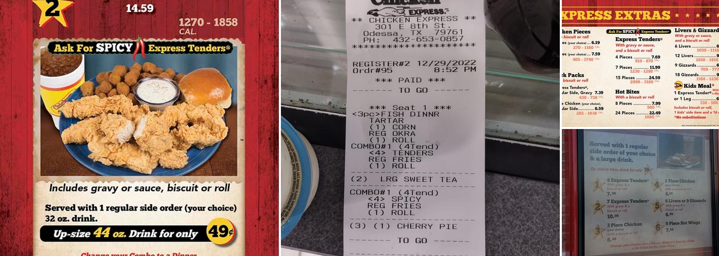 Chicken Express Menu