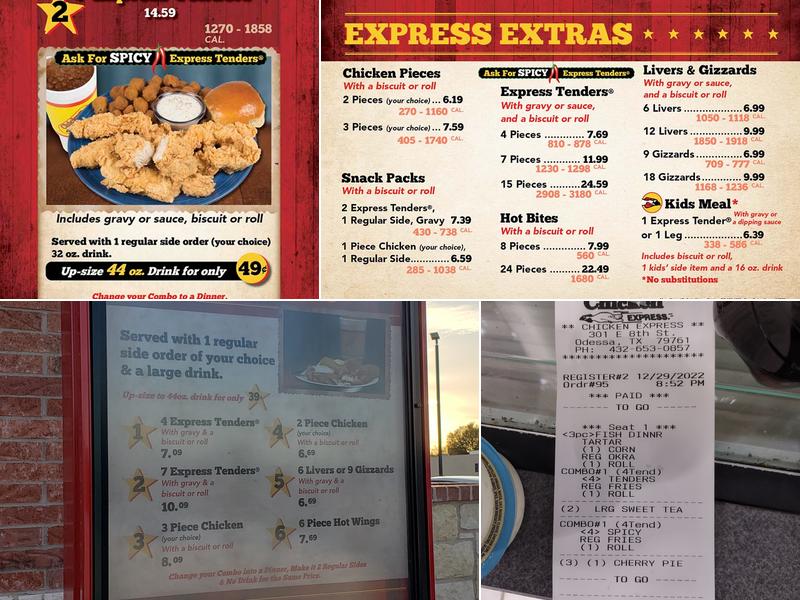Chicken Express Menu