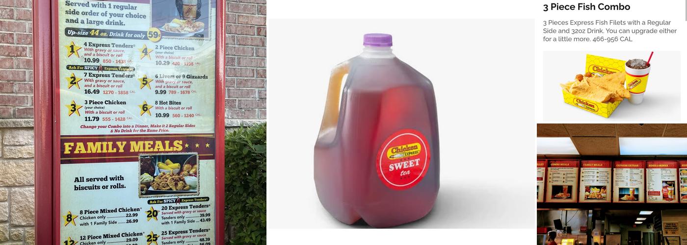 Chicken Express Menu