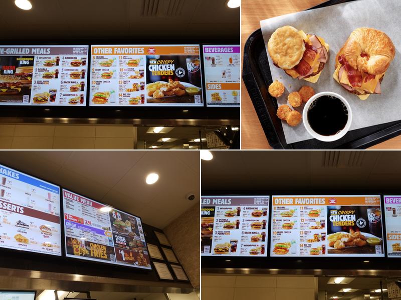 Burger King Menu