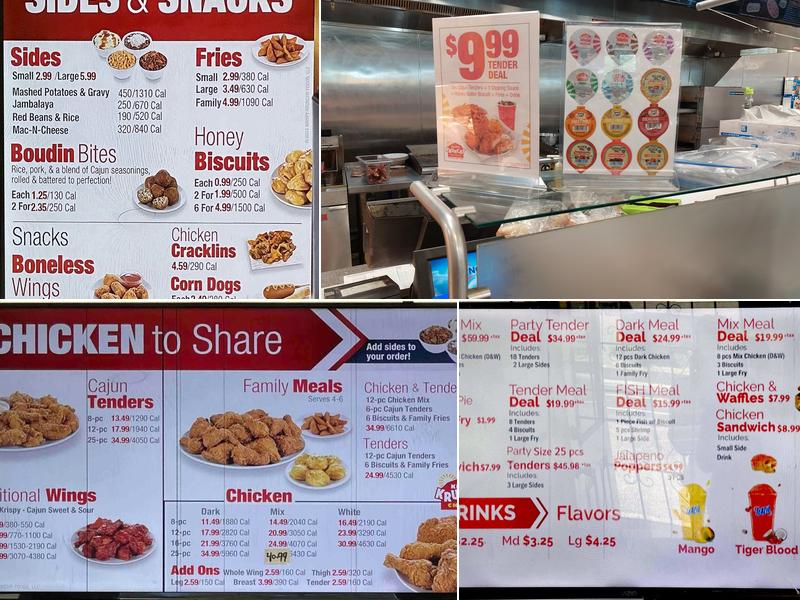 Krispy Krunchy Chicken Menu
