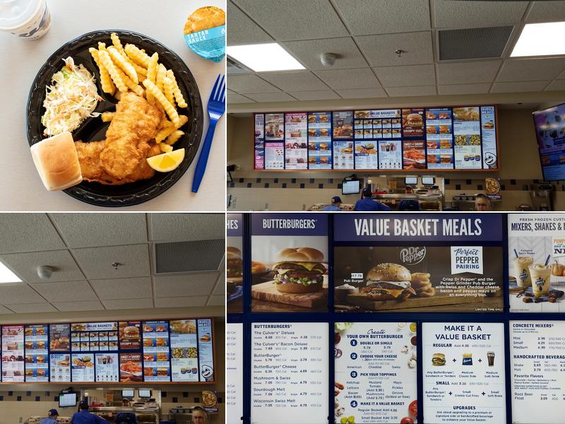 Culver’s Menu