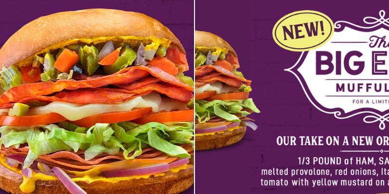 Quiznos Menu