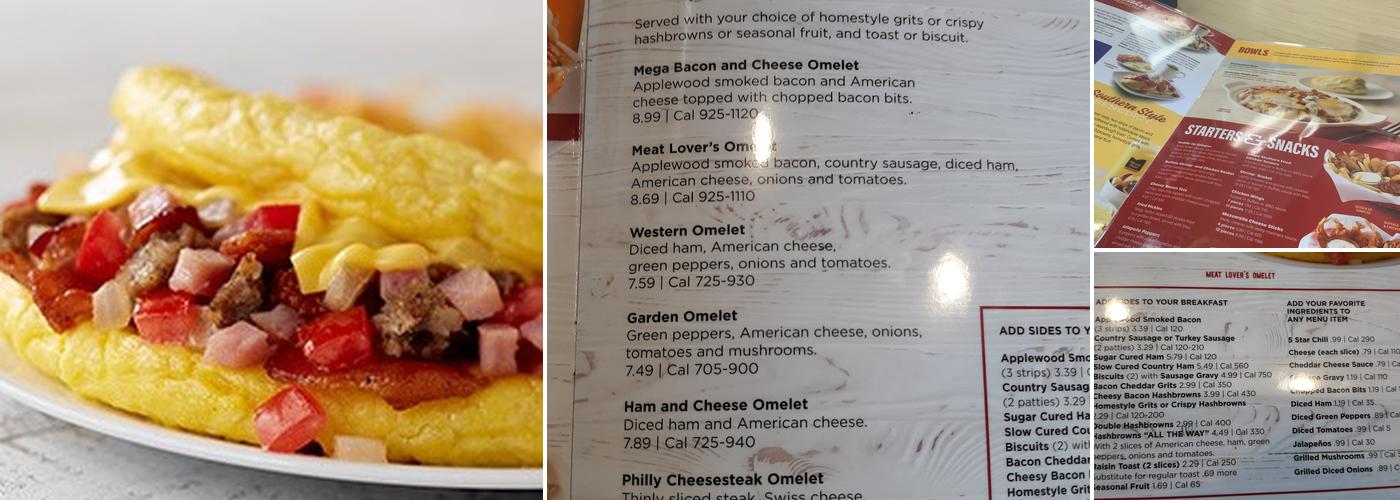Huddle House Menu