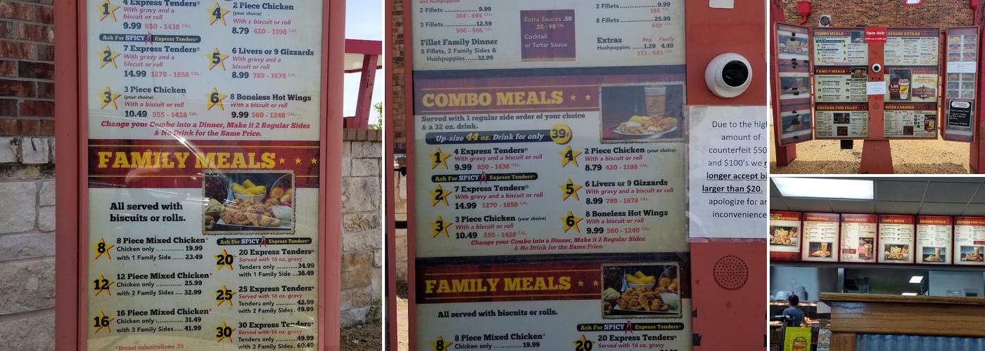 Chicken Express Menu
